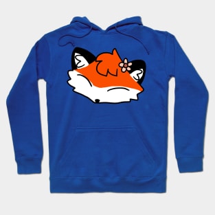 Flower Fox Face Hoodie